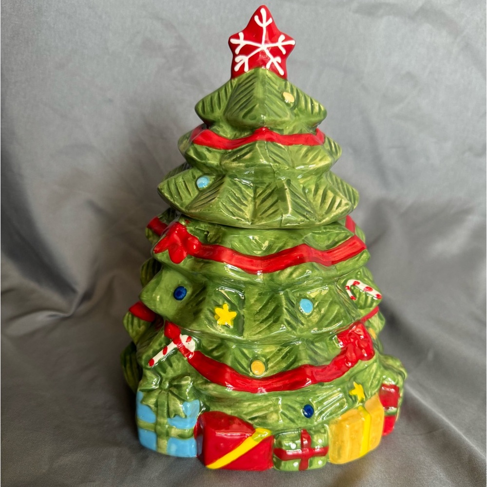 Christmas Tree Cookie Jar